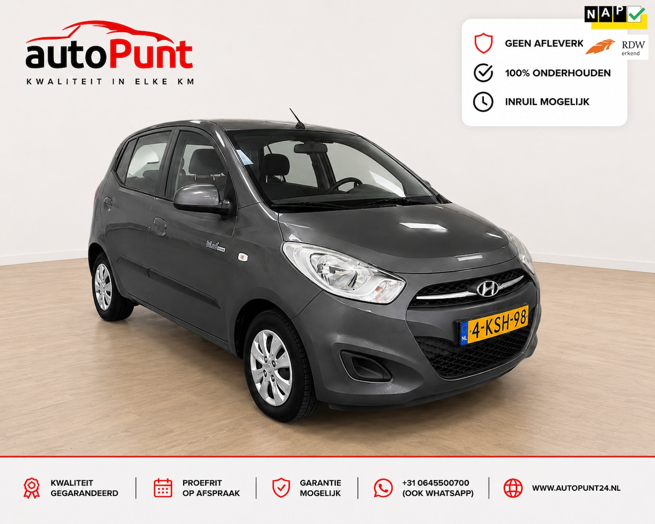 Hyundai i10 - 1.0 i-Drive 1.0 i-Drive - AutoWereld.nl