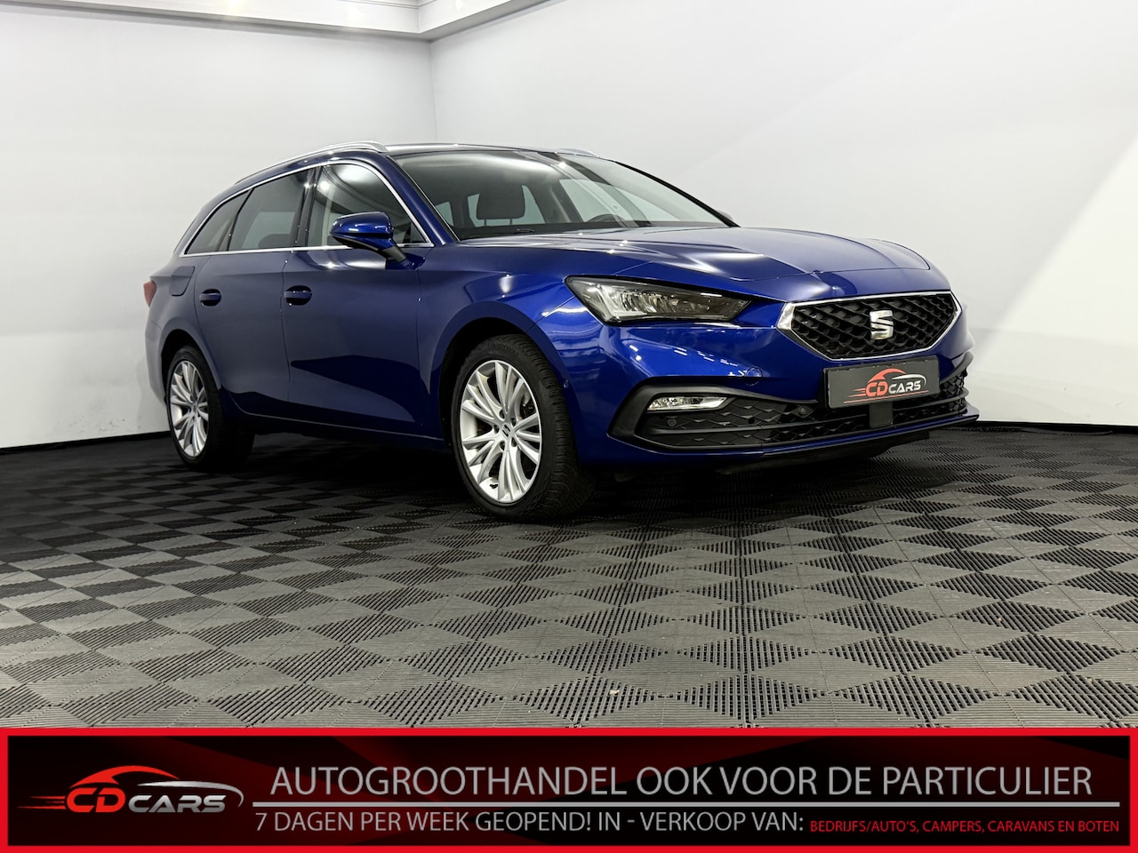 SEAT Leon Sportstourer - 1.5 TSI Style Launch Edition Camera, Navi, Virtual desk, Elektrische achterklep, Stoelverw - AutoWereld.nl