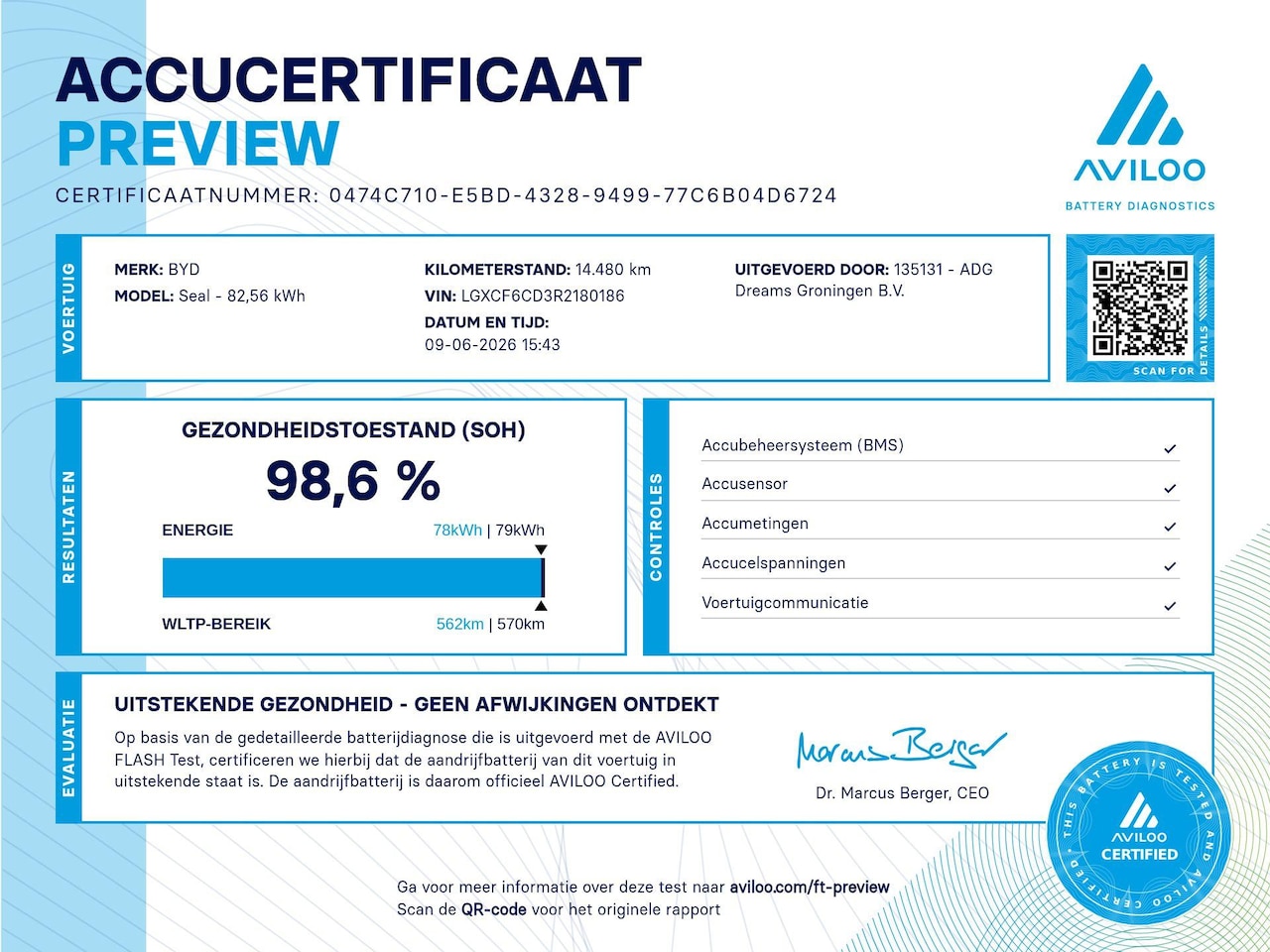 BYD Seal - Excellence AWD 82.5 kWh SOH 99% | FULL Option | 520 WLTP | 360° camera | Panoramadak - AutoWereld.nl