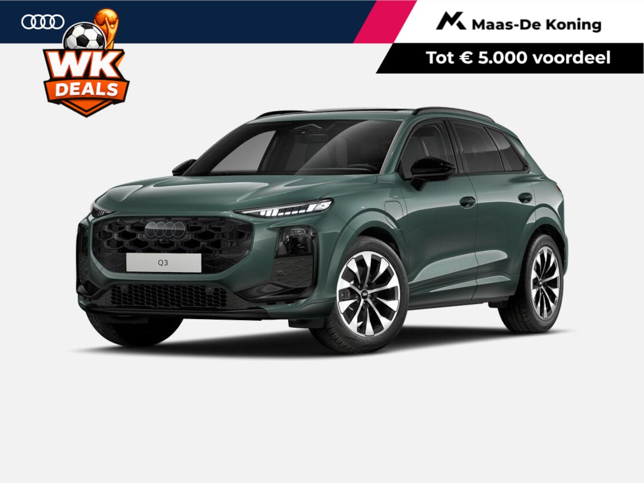 Audi Q3 - 1.5 200kW e-hybrid S edition 272 PK · Tech plus · Glazen panoramadak · Optiekpakket zwart - AutoWereld.nl