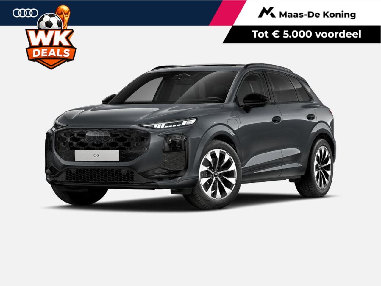 Audi Q3 - 1.5 200kW e-hybrid S edition 272 PK · Tech plus · Trekhaak elek. wegklapbaar · Glazen pano - AutoWereld.nl