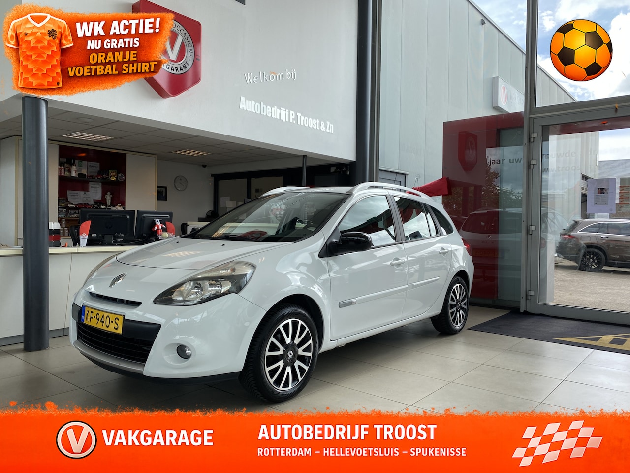 Renault Clio Estate - 1.2-16V Authentique 1.2-16V Authentique,Airco,Parkeerassistent,Bleutooth,Trekhaak,Achteruitrijsensoren,Aux Usb - AutoWereld.nl
