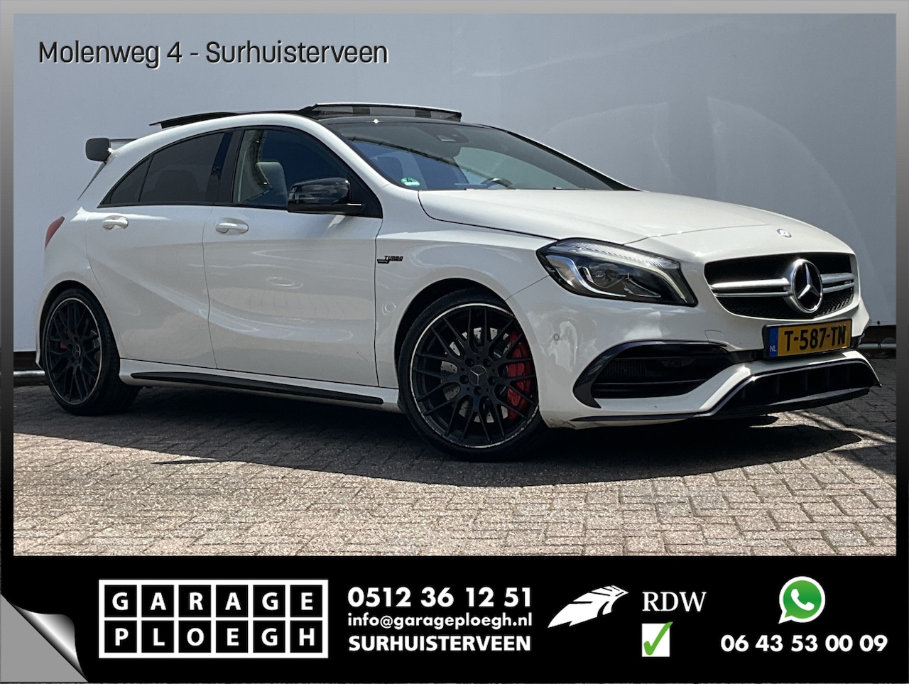Mercedes-Benz A-klasse - AMG 45 4MATIC Pano.dak Leer Voll.Onderhoud - AutoWereld.nl