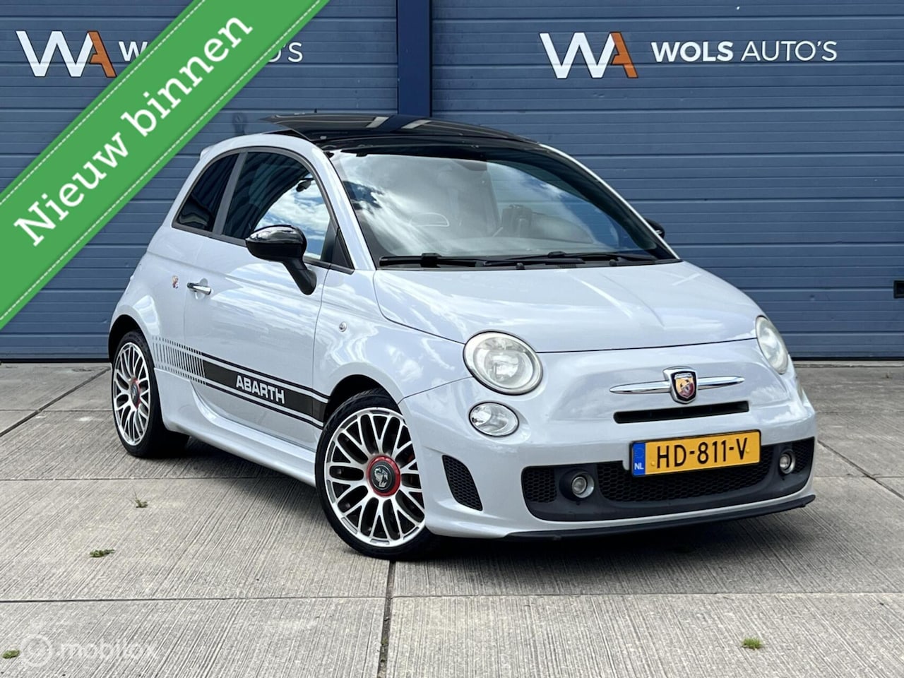 Fiat 500 Abarth - 1.4-16V / GAVE KLEUR / SCHUIFDAK / 17 INCH / 132.294 KM! - AutoWereld.nl