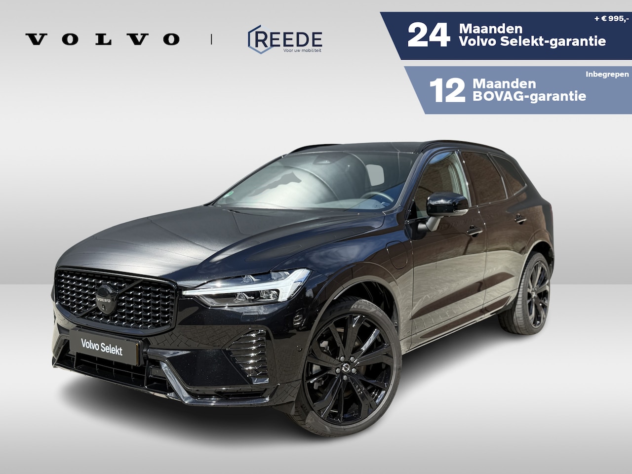 Volvo XC60 - 2.0 T6 Plug-in hybrid AWD Plus Black Edition | 360 Camera | Trekhaak | Harman Kardon Audio - AutoWereld.nl