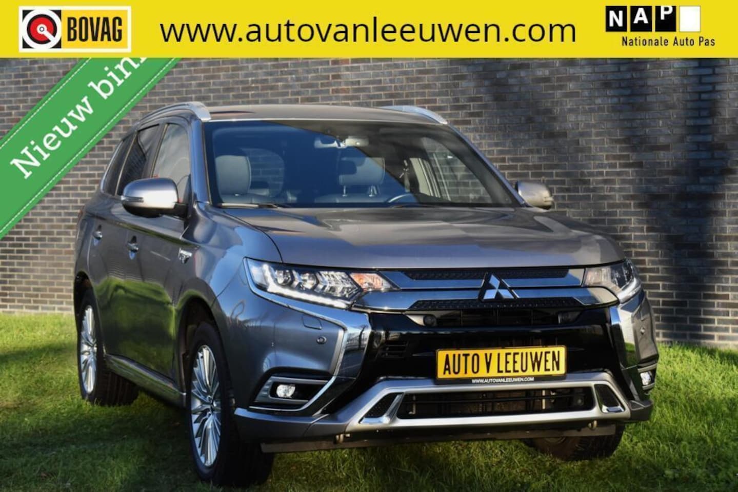 Mitsubishi Outlander - 2.4 PHEV Diamand Edition 360º CAMERA/LEDER VOL!/NAVI/TREKHAAK/ACC/ETC,! - AutoWereld.nl