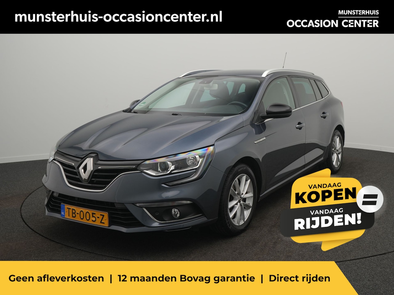 Renault Mégane Estate - TCe 130 Limited - RIJKLAARPRIJS - All Seasonbanden - Cruise Control - Trekhaak - AutoWereld.nl