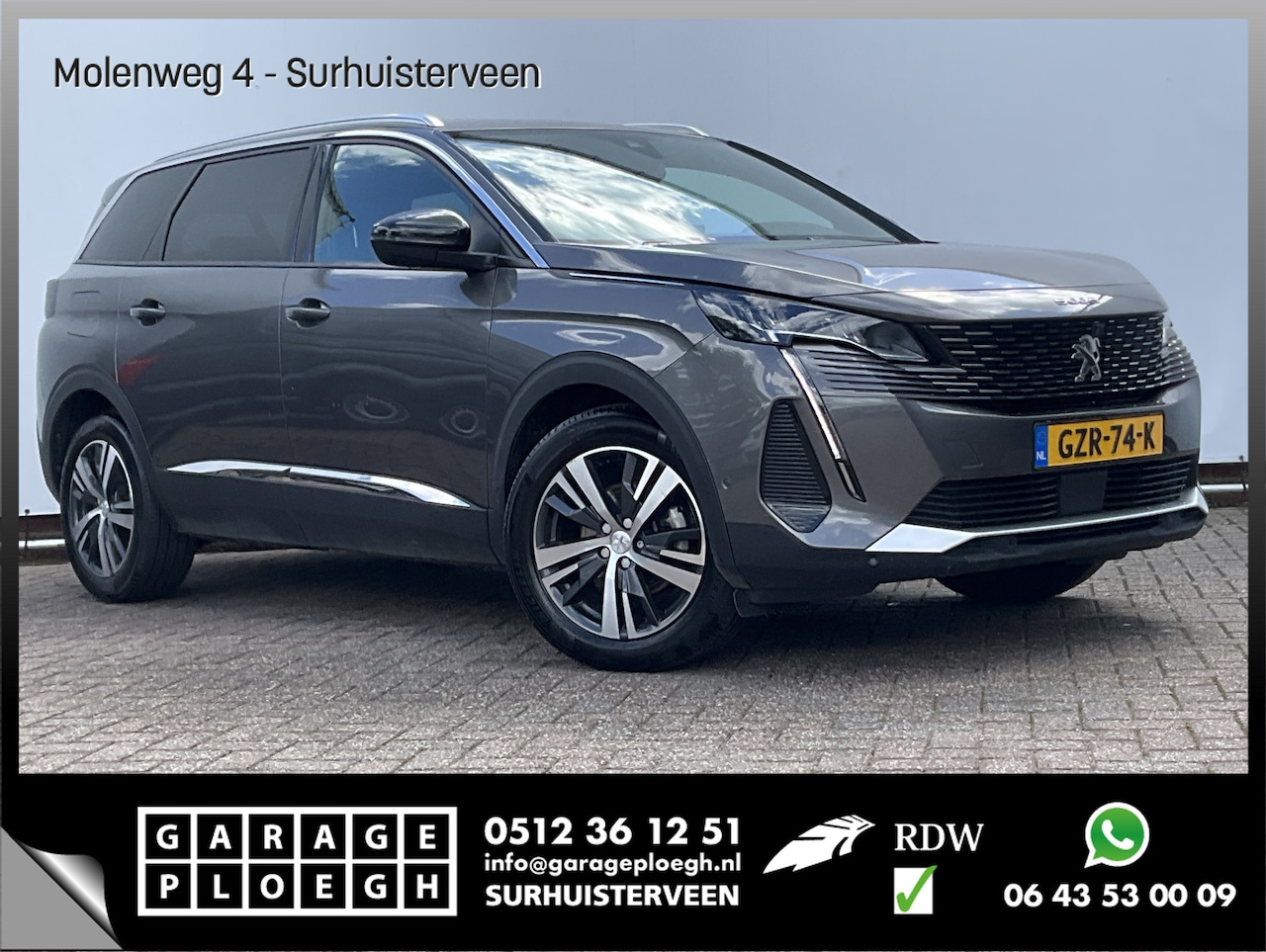 Peugeot 5008 - 7-Pers 1.2 131pk Pack 360°Cam Navi Trekhaak 7p. - AutoWereld.nl