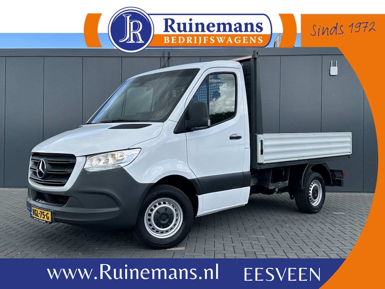 Mercedes-Benz Sprinter - 316 CDI 164 PK AUTOMAAT RWD 3.5T / PICK UP / 1e EIG. / 32.605 KM / AIRCO / CRUISE / NAVI / - AutoWereld.nl