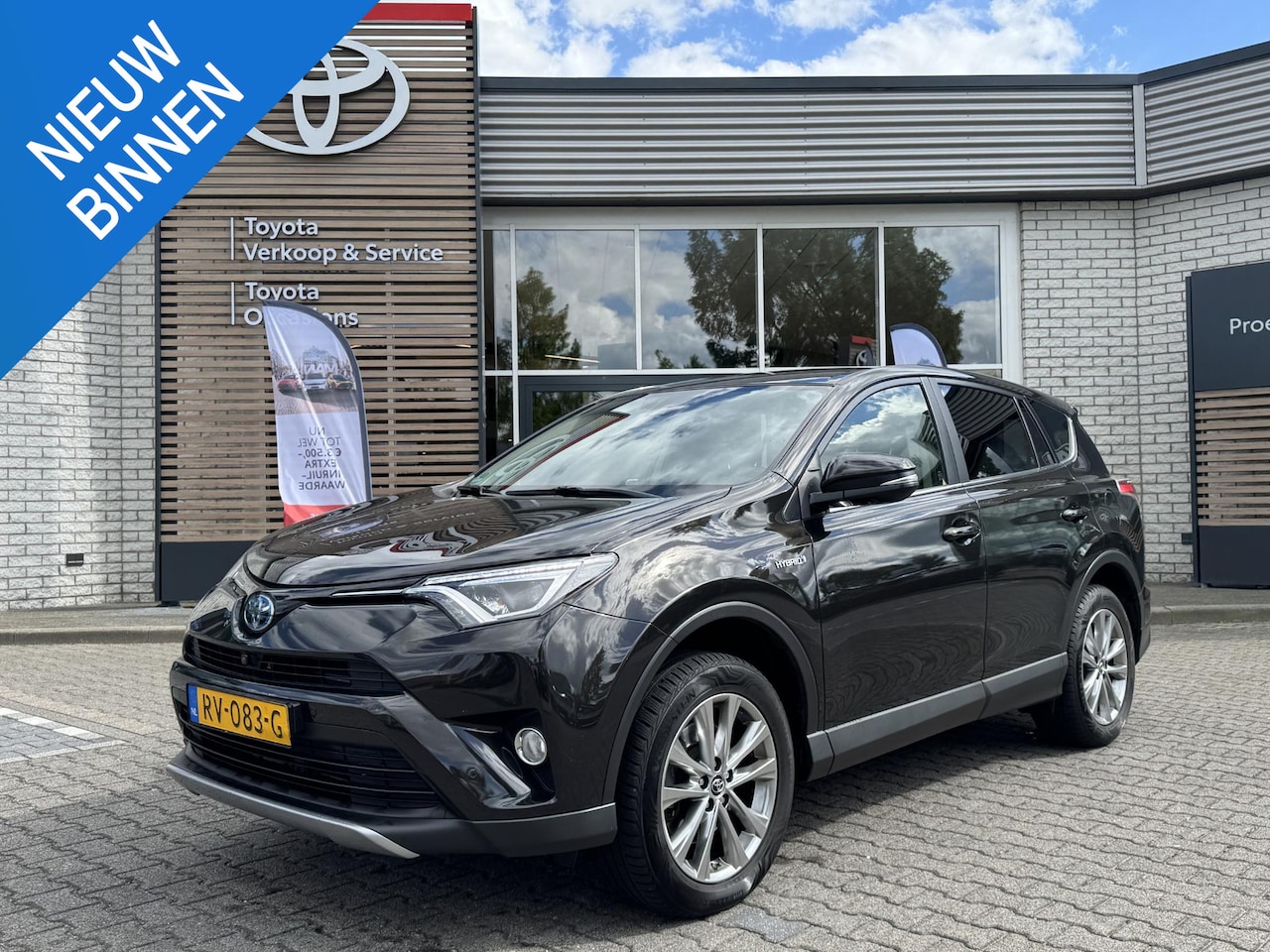 Toyota RAV4 - 2.5 HYBRID AWD EXECUTIVE BUSINESS NL-AUTO DEALER-OND ALARM LEDER EL-MEMORYSTOEL STOELVERW - AutoWereld.nl