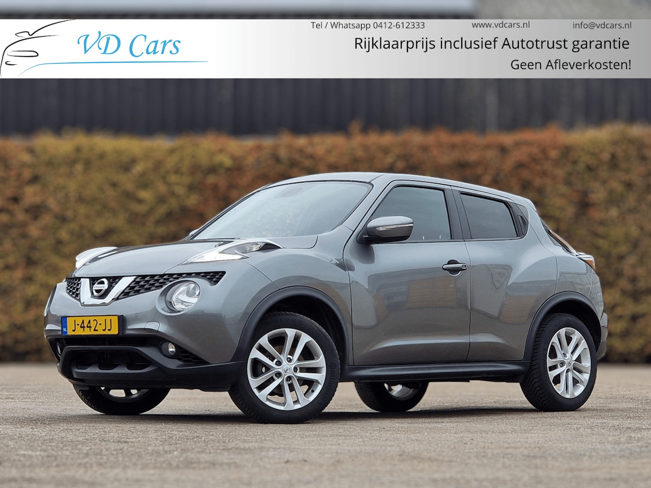 Nissan Juke - 1.2 DIG-T S/S N-Connecta Navigatie*Camera*PDC*Half Leder*Cruise control*Climate control - AutoWereld.nl