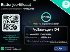Volkswagen ID.4 - Max 77 kWh 88% SOH Carplay|ACC|Camera|PDC V+A