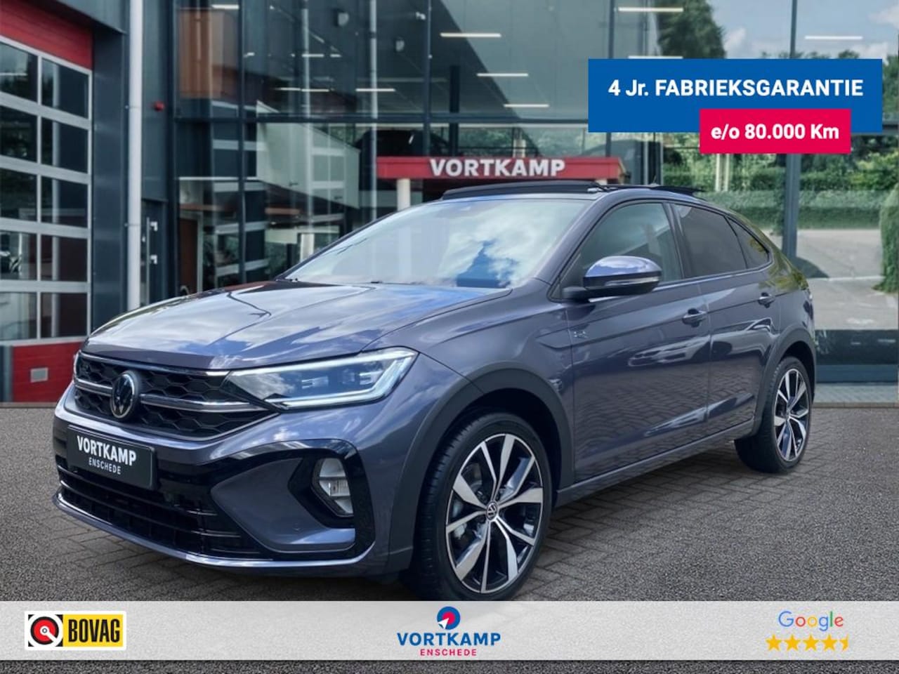 Volkswagen Taigo - 1.0 TSI DSG R-LINE PANO-DAK/CAMERA/ACC/IQ/STOELVERW/CARPLAY - AutoWereld.nl