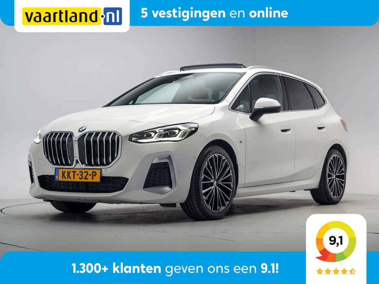 BMW 2-serie Active Tourer - 218i M Sport Aut. [ Panorama Leder HUD HarmanKardon ] - AutoWereld.nl