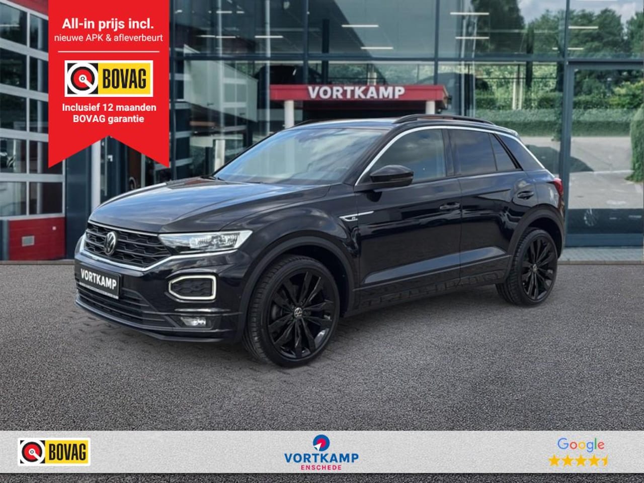 Volkswagen T-Roc - 1.5 TSI DSG R-LINE TREKHAAK/CAMERA/ACC/DIG-DASH/STOELVERW - AutoWereld.nl