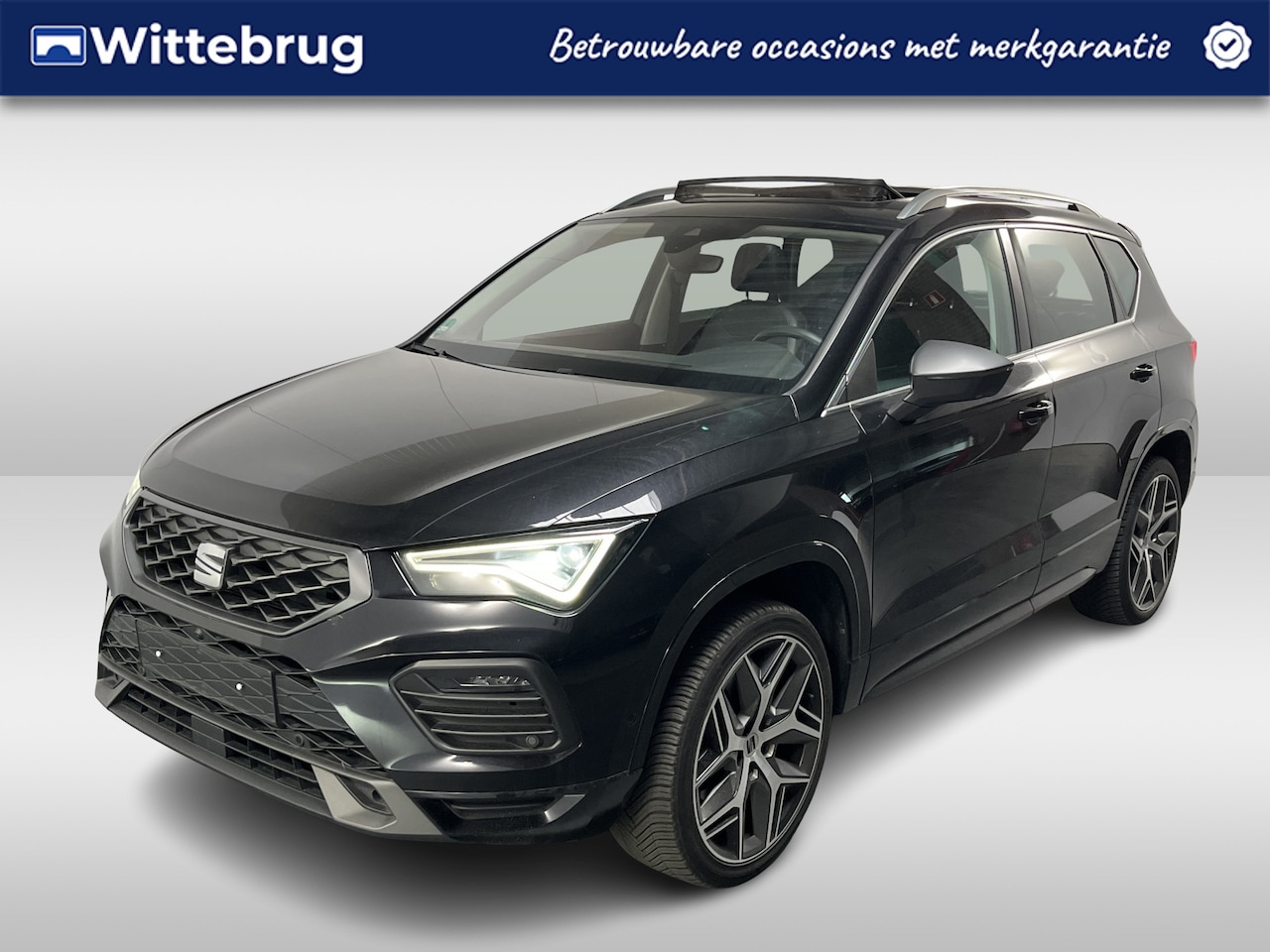 SEAT Ateca - 1.5 TSI FR / AUTOMAAT/ PANO/ TREKHAAK/ PARK.SENSOR.V+A/ 360 CAMERA/ STUUR+STOELVERWARM./ A - AutoWereld.nl