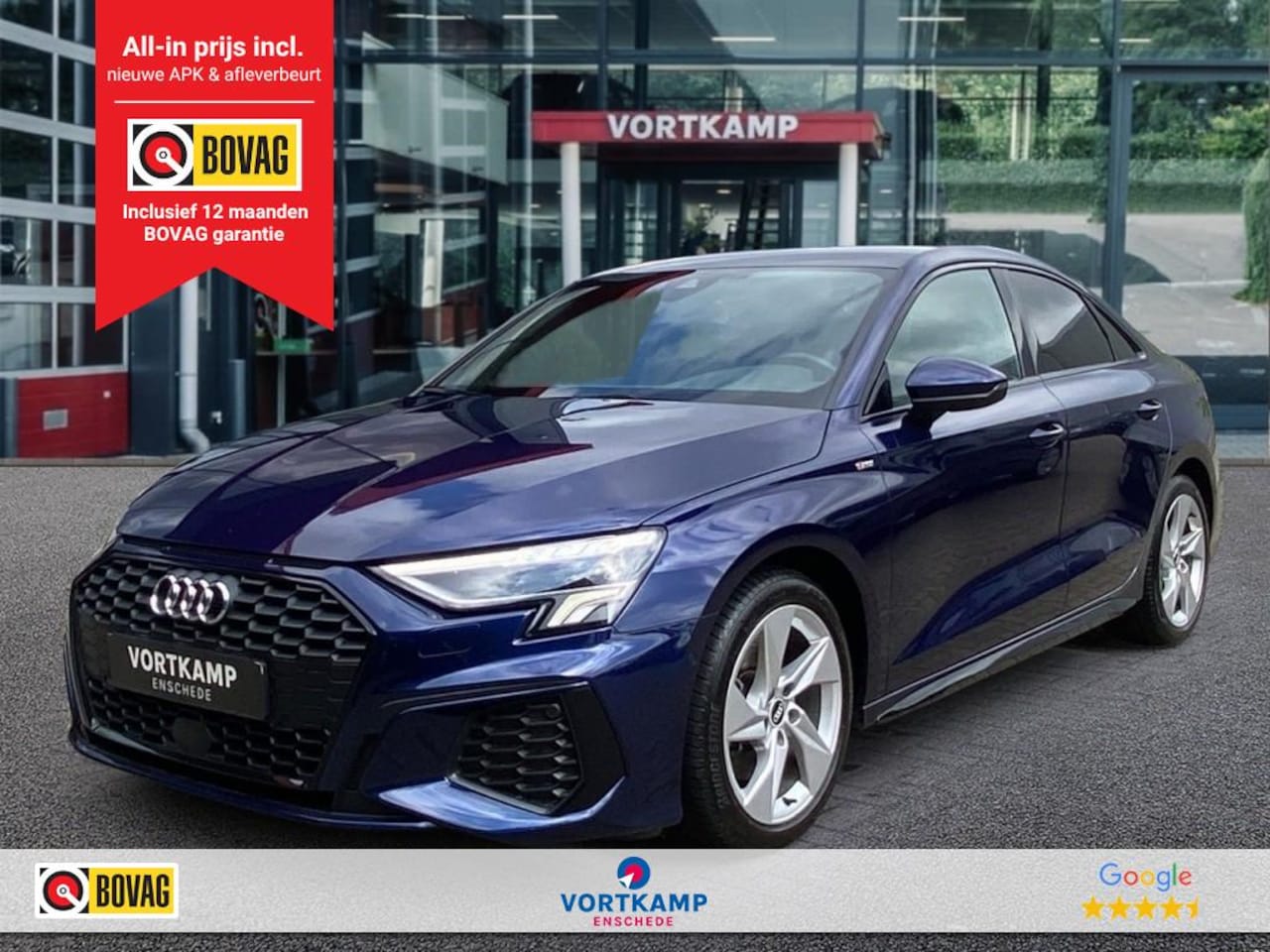 Audi A3 - 30 TFSI S-LINE MATRIX-LED/PDC/STOELVERW/PDC/NAVI - AutoWereld.nl