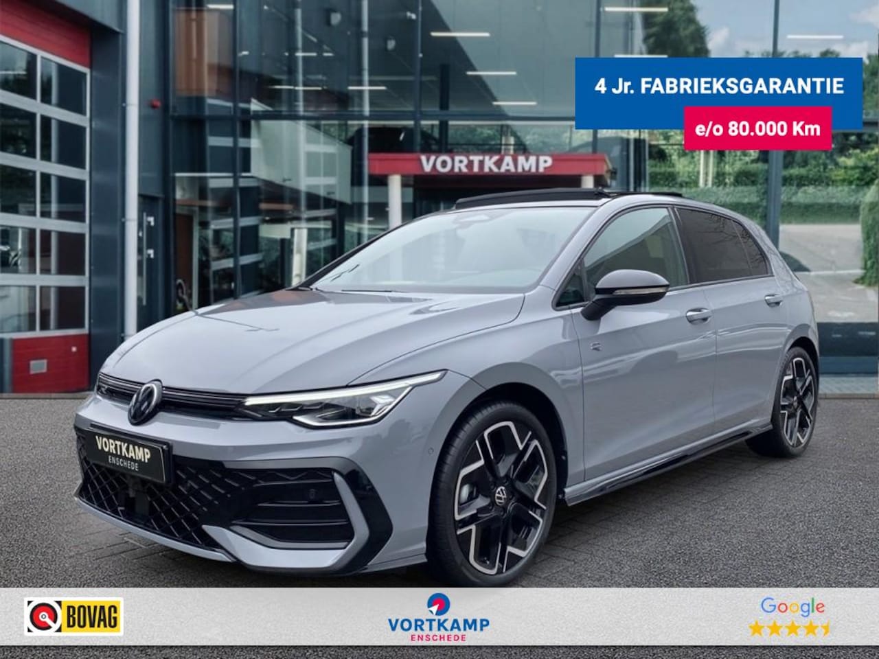 Volkswagen Golf - 1.5 eTSI R-LINE PANO-DAK/CAMERA/ACC/STOEL+STUURVERW - AutoWereld.nl