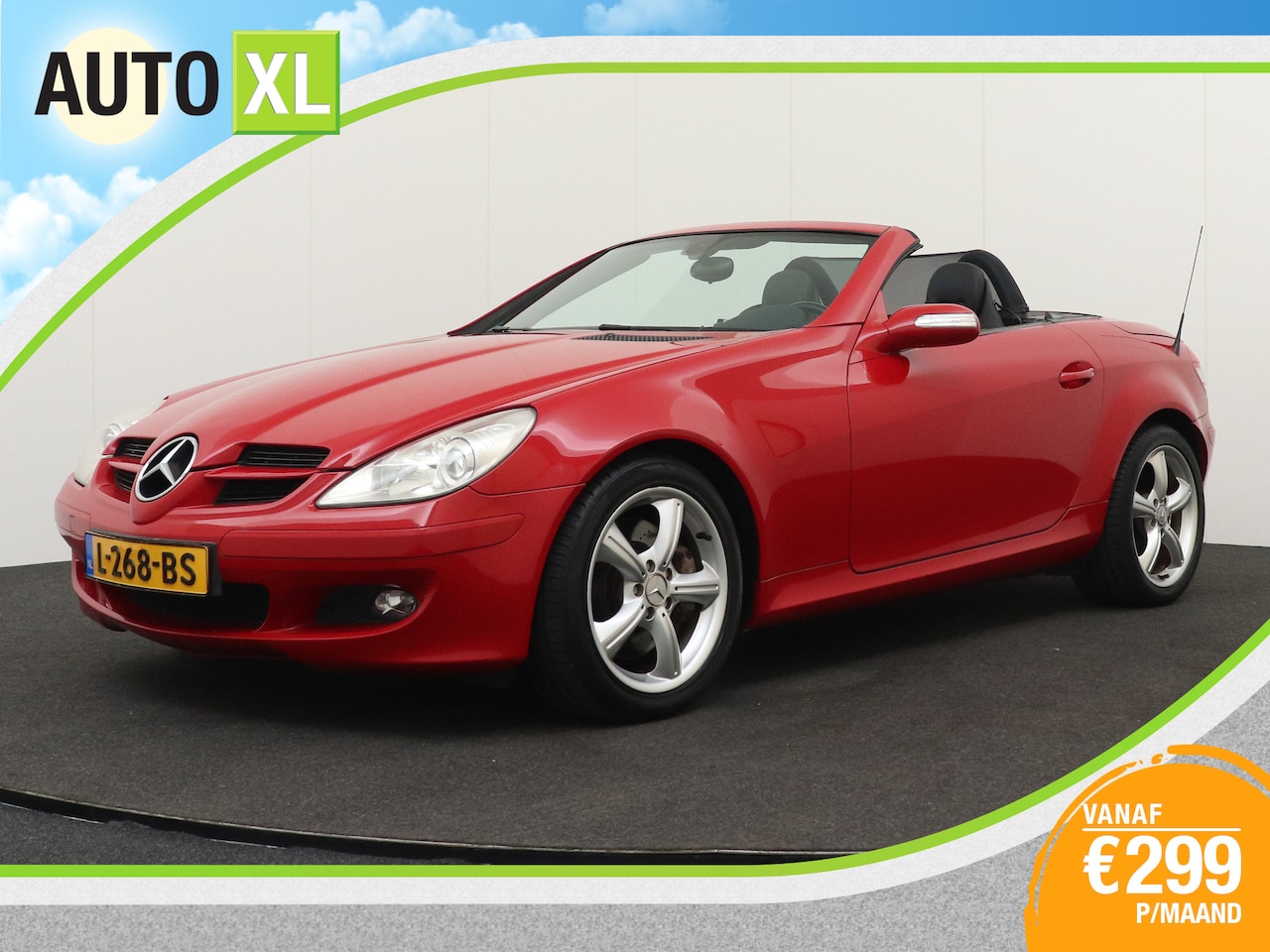 Mercedes-Benz SLK-klasse - 350 272 PK V6 Nek+Stoelverwarming Leder 17'LMV - AutoWereld.nl