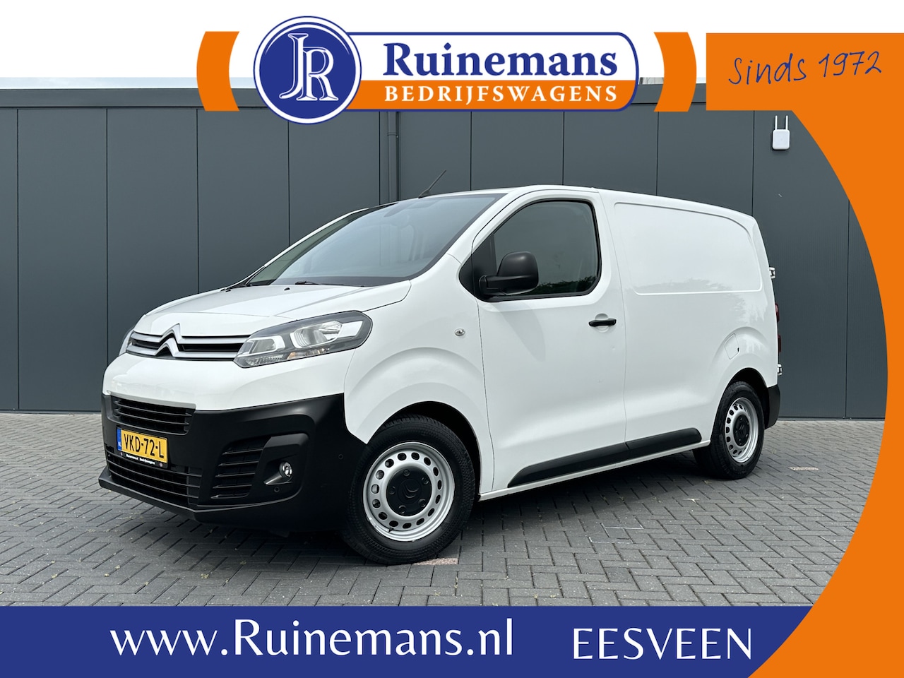 Citroën Jumpy - 1.5 BlueHDI 100 PK / L1H1 / BLIND SPOT / AIRCO / CRUISE CONTROL / 3 ZITS / PARKEERSENSOREN - AutoWereld.nl