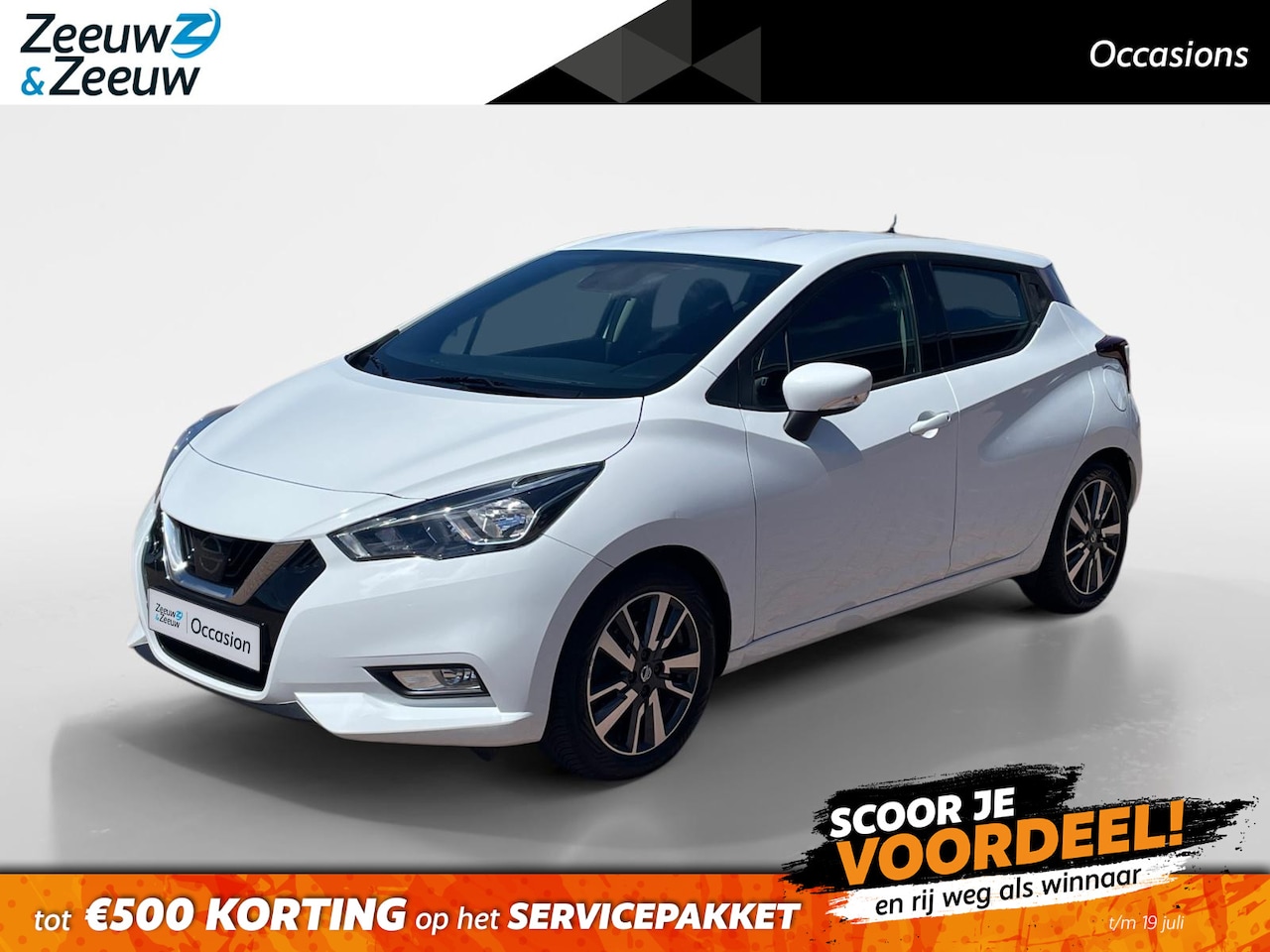 Nissan Micra - 0.9 IG-T Acenta *Navi via Carplay*Airco*Cruise Control*LM.Velgen*Nette auto! - AutoWereld.nl