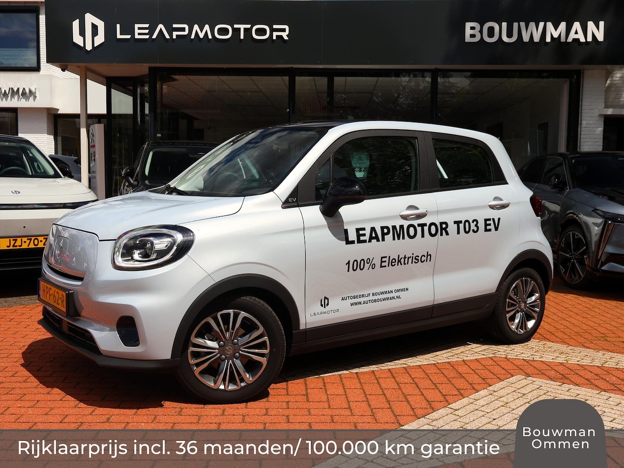 Leapmotor T03 - EV 37,3 kWh 95PK Design, Rijklaarprijs | Camera | Navigatie | Panoramadak | Lichtmetalen w - AutoWereld.nl