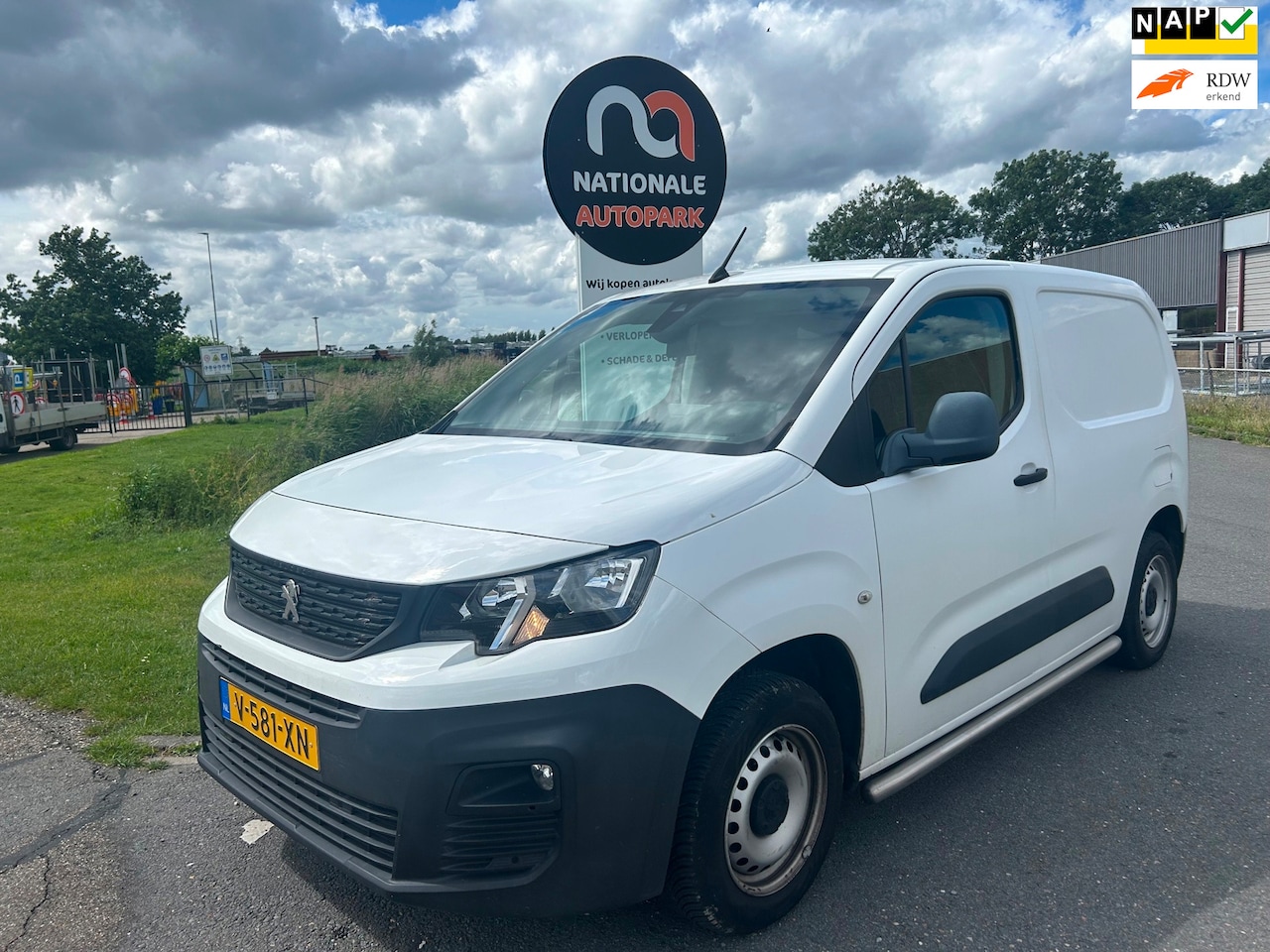 Peugeot Partner - 2019 * 1.6 BlueHDI Asphalt * Euro 6 * NIEUWE APK * KM NAP !! - AutoWereld.nl