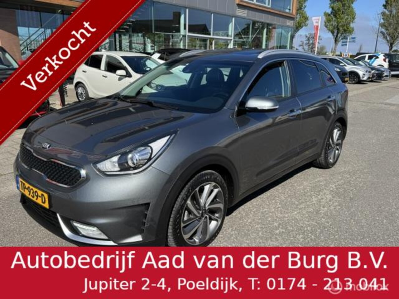 Kia Niro - 1.6 GDi Hybrid Edition 1.6 GDi Hybrid Edition 140pk , 18 inch velgen & Brede banden, Trekhaak , Navigatie & Camer - AutoWereld.nl