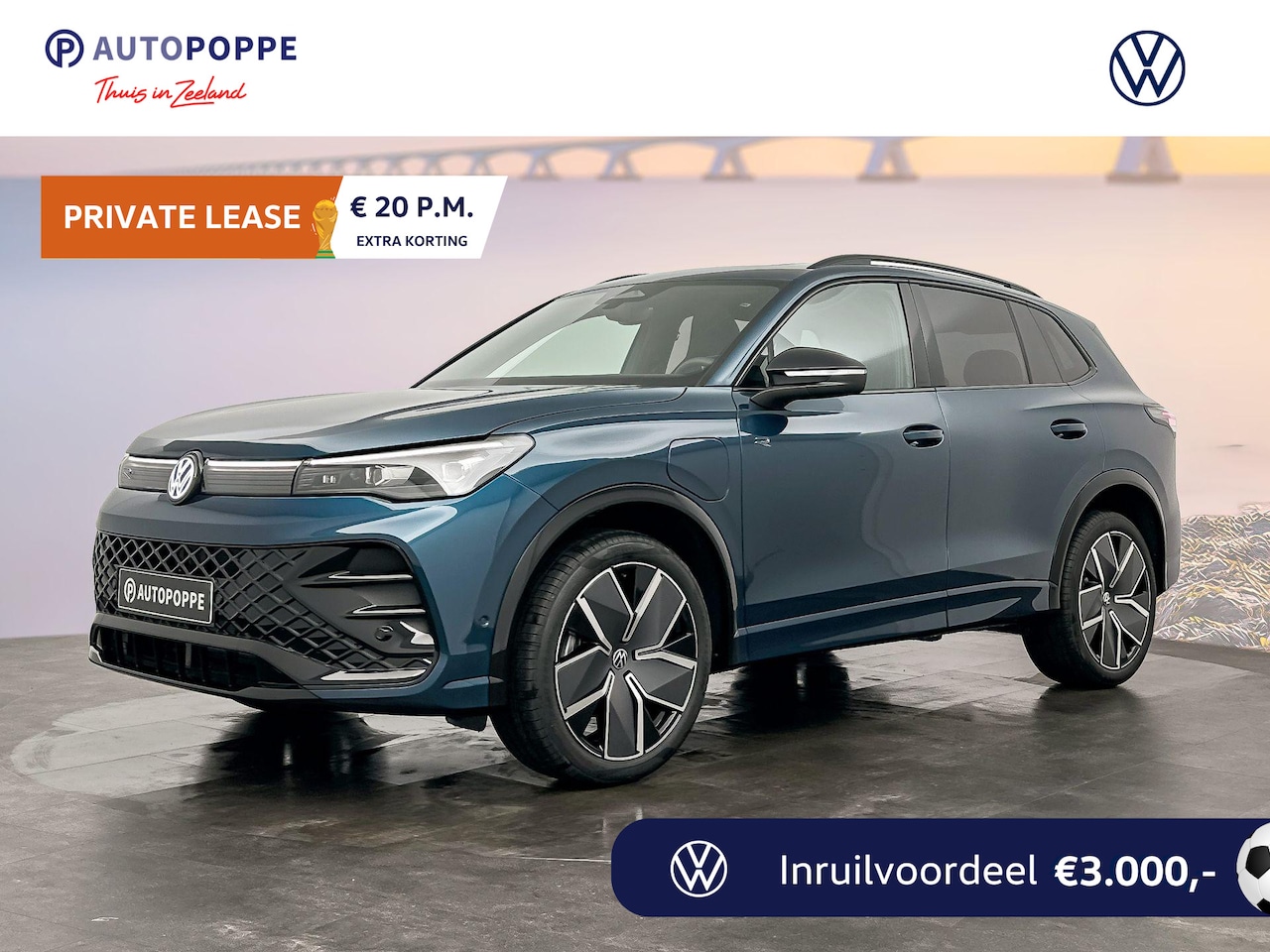 Volkswagen Tiguan - R-Line Edition Plug in Hybride 272 pk Black Style Pakket - AutoWereld.nl