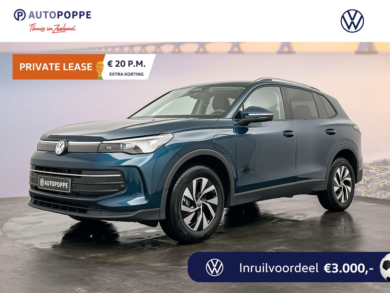 Volkswagen Tiguan - Life Edition 1.5 eHybrid 150 kW / 204 PK SUV 6 ver - AutoWereld.nl