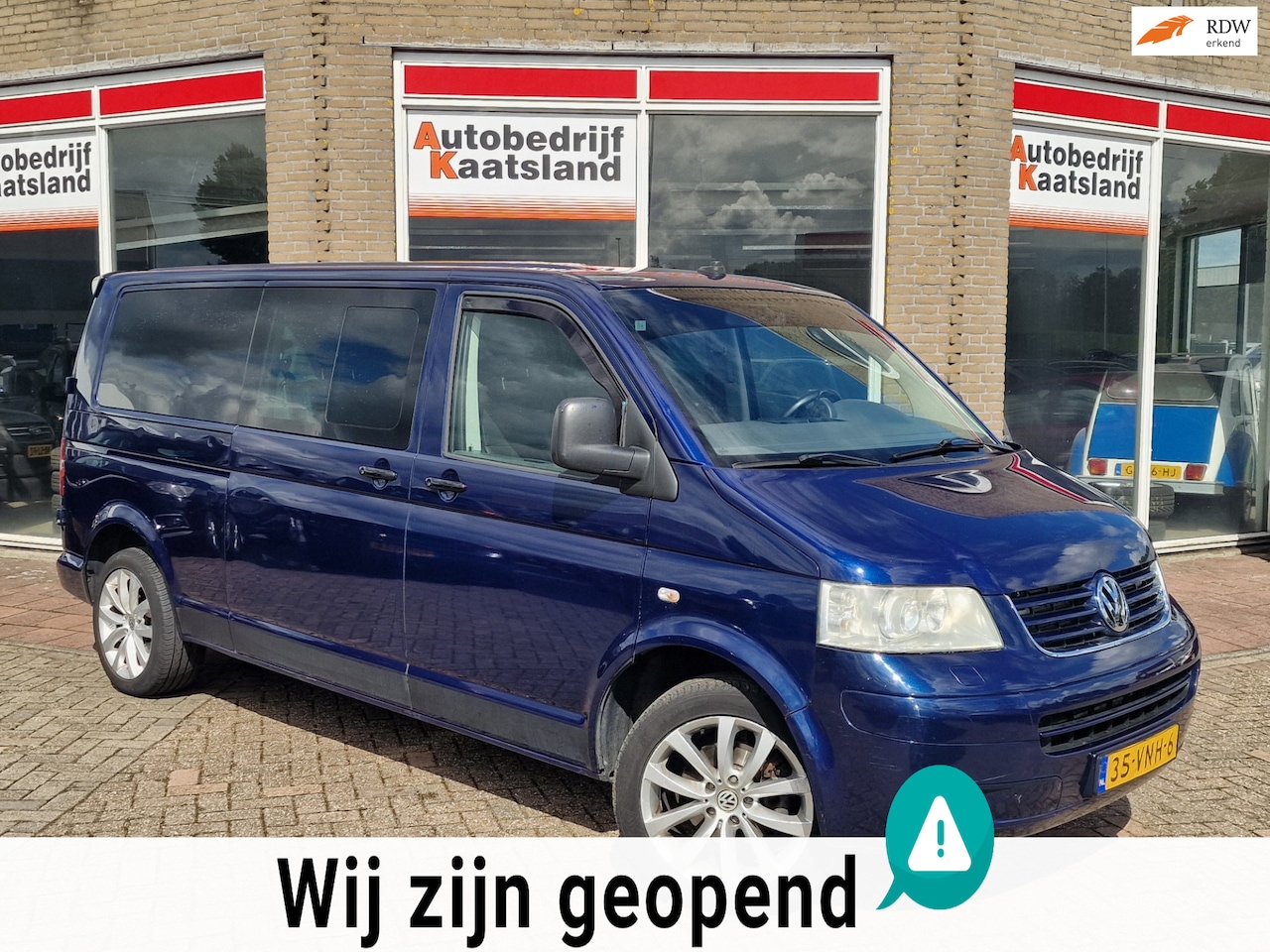 Volkswagen Transporter - 2.5 TDI 340 Highline - Dubbele Cabine - Leer - Stoelverw - - AutoWereld.nl