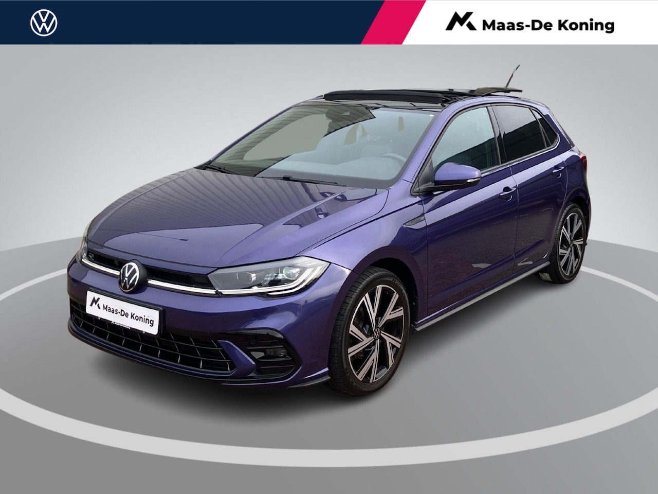 Volkswagen Polo - 1.0TSI/110PK R-Line DSG · Panoramadak · Navigatie · Apple/Android Car Play · Stoelverwarmi - AutoWereld.nl