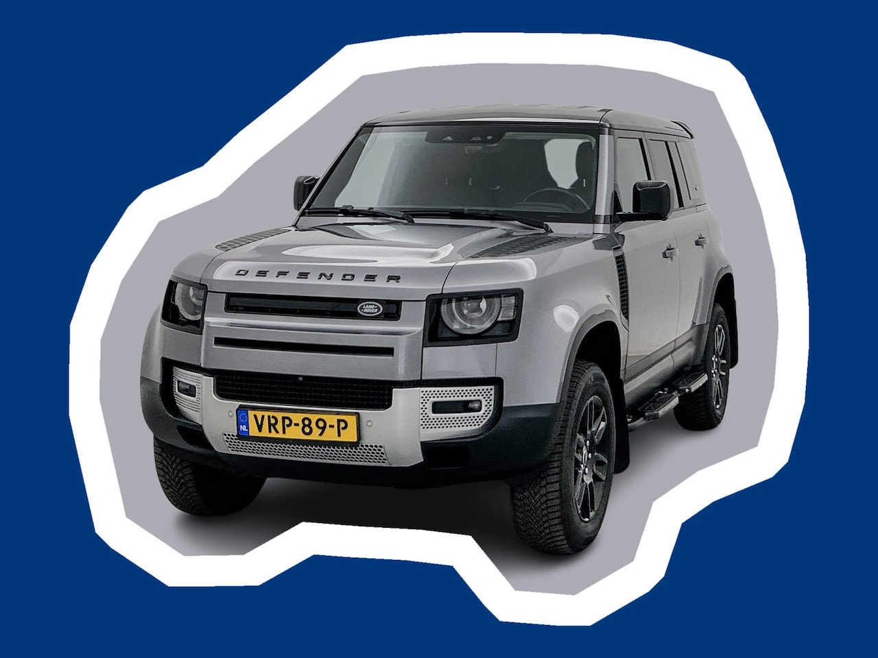 Land Rover Defender 110 - 2.0 D200 SE Meridian audio 360 Camera Design pack Memory seats Grijs kenteken Trekhaak - AutoWereld.nl