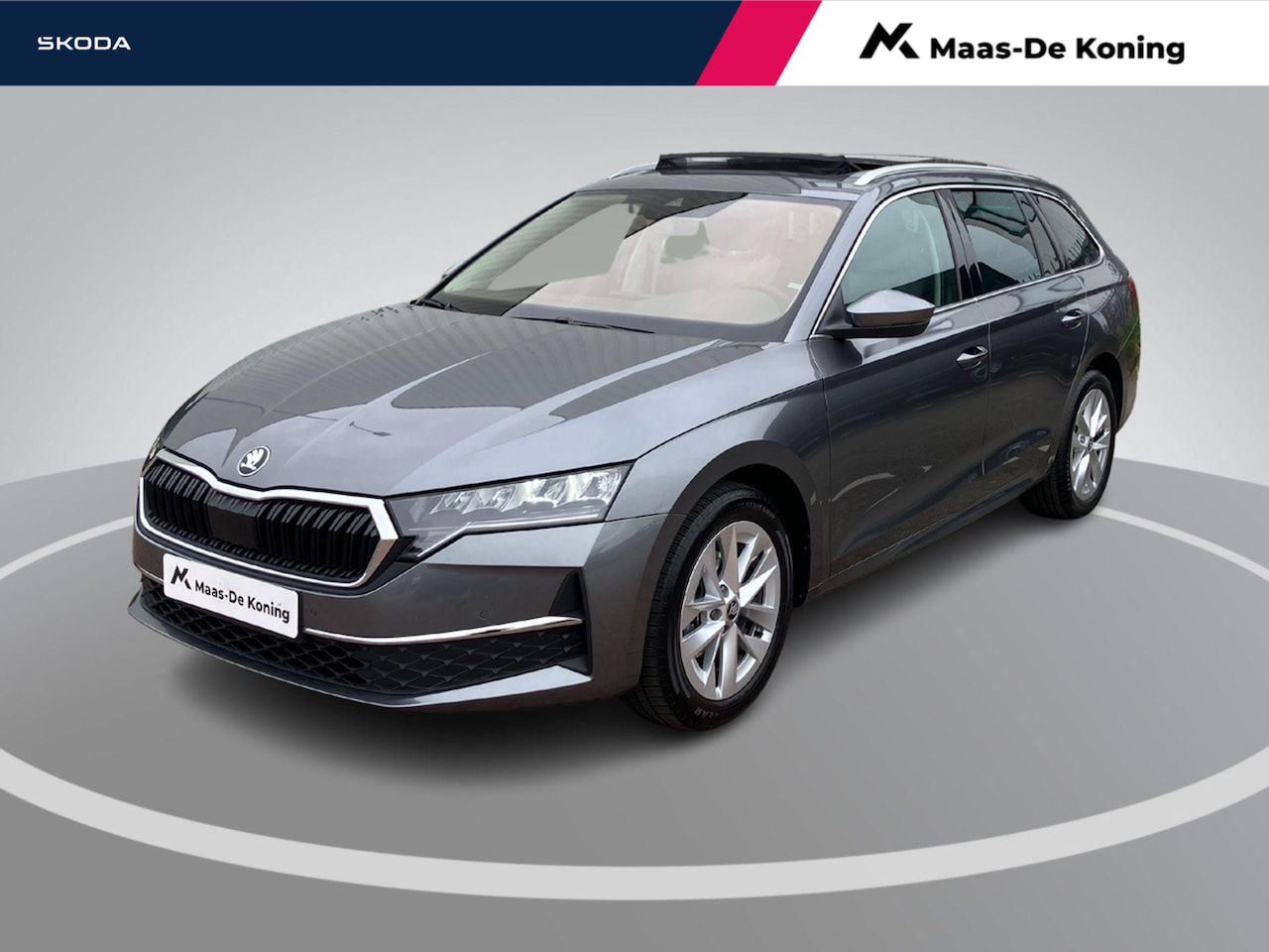 Skoda Octavia Combi - 1.5TSI/150PK MHEV FL Design DSG · Panoramadak · Camera + Parkeersensoren · Apple/Android C - AutoWereld.nl