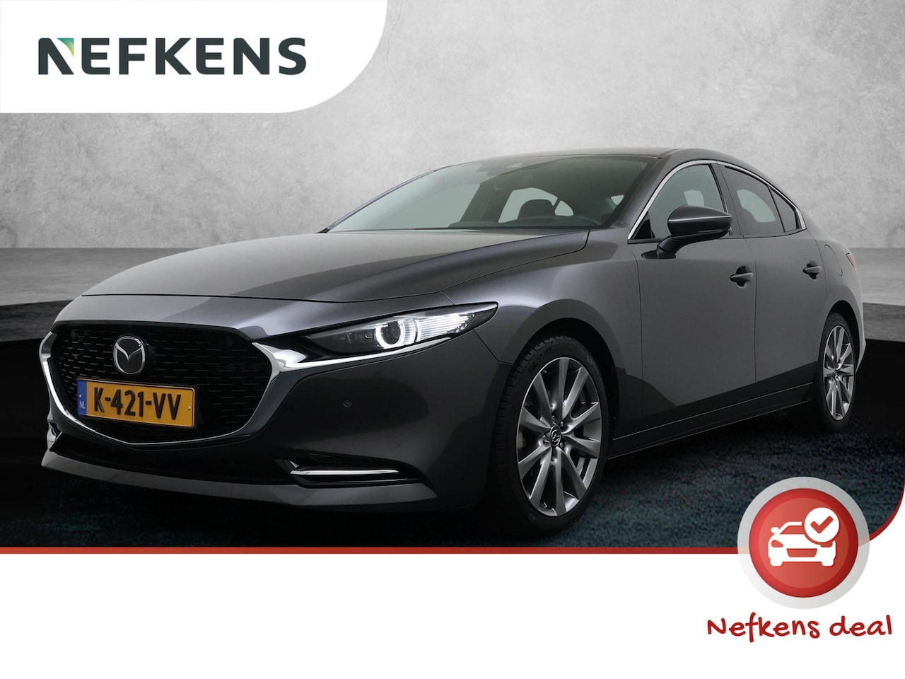 Mazda 3 - 186pk M Hybrid Luxury | 1ste eigenaar | BOSE | Dodehoekdetectie | LEER | 18"LMV | Stuur/st - AutoWereld.nl