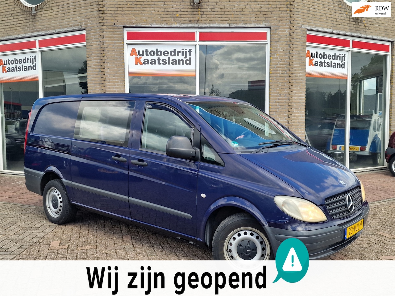 Mercedes-Benz Vito - 115 CDI 320 Lang - Airco - Dubbele Cabine - Cruise - - AutoWereld.nl