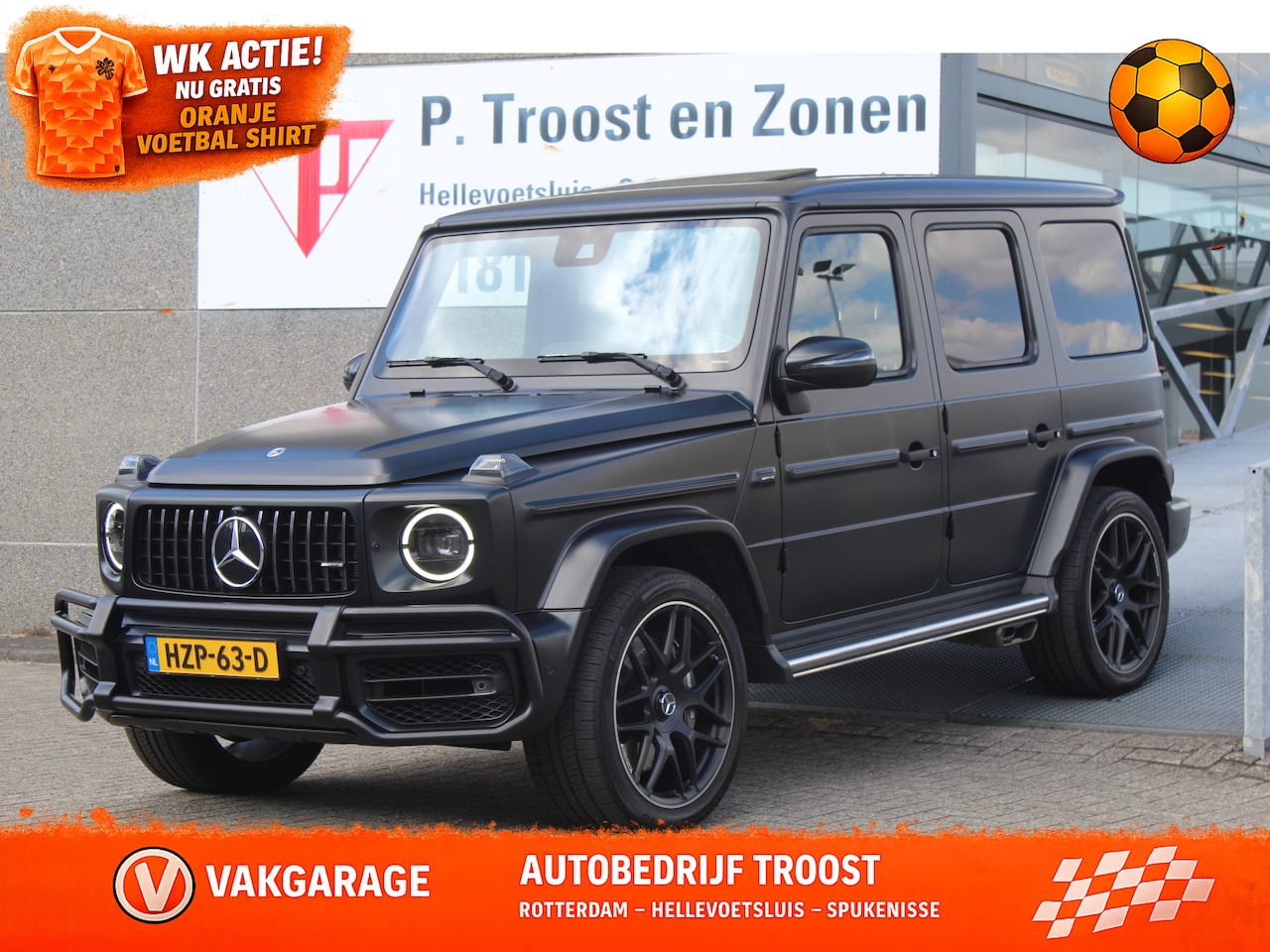 Mercedes-Benz G-klasse - 63 AMG Manufaktur/Night pakket/Magno matt/Panoramadak/Burmester/Sfeerverlichting/Entertain - AutoWereld.nl