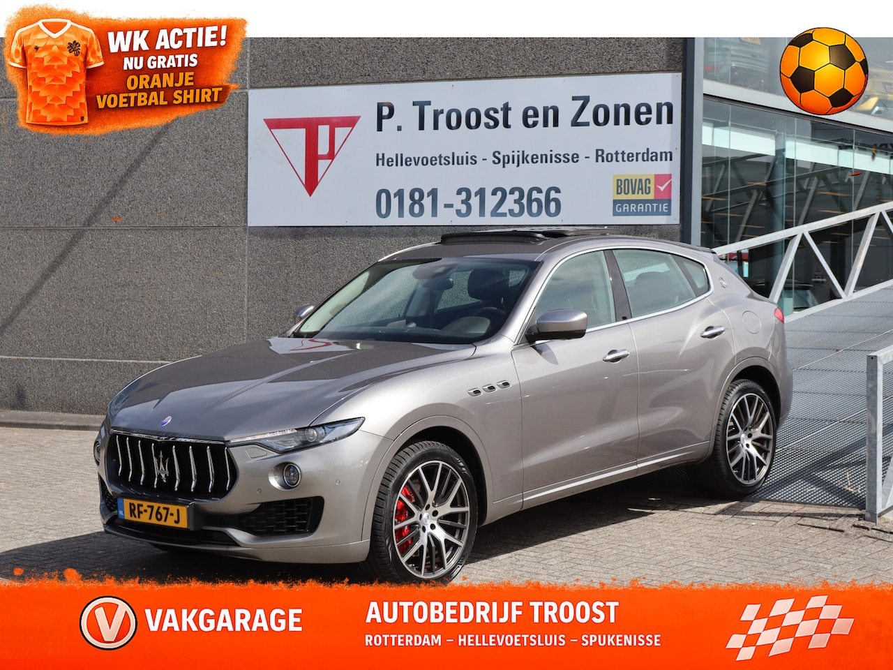 Maserati Levante - 3.0 V6 S AWD Panoramadak! Nederlandse auto/Achteruitrijcamera/Harman kardon/Elektrisch ver - AutoWereld.nl