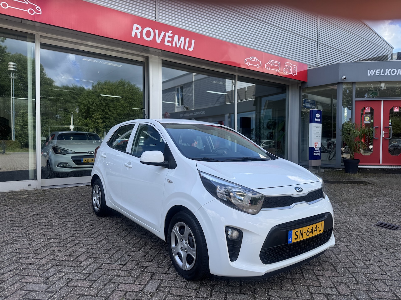 Kia Picanto - 1.0 CVVT EconomyPlusLine Dealer onderhouden, Bluetooth, Airco. - AutoWereld.nl