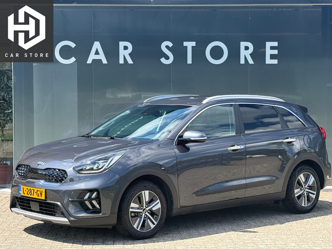 Kia Niro - 1.6 GDi Hybrid DynamicPlusLine Adap Cruise|Dodehoek|Stuurver - AutoWereld.nl