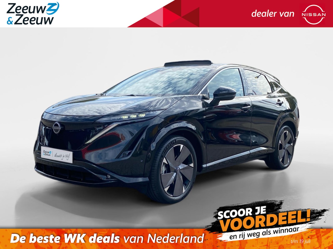Nissan Ariya - Evolve 91 kWh | €3.000,- voorraad korting | Navigatie | Apple Carplay | Android Auto | Lan - AutoWereld.nl