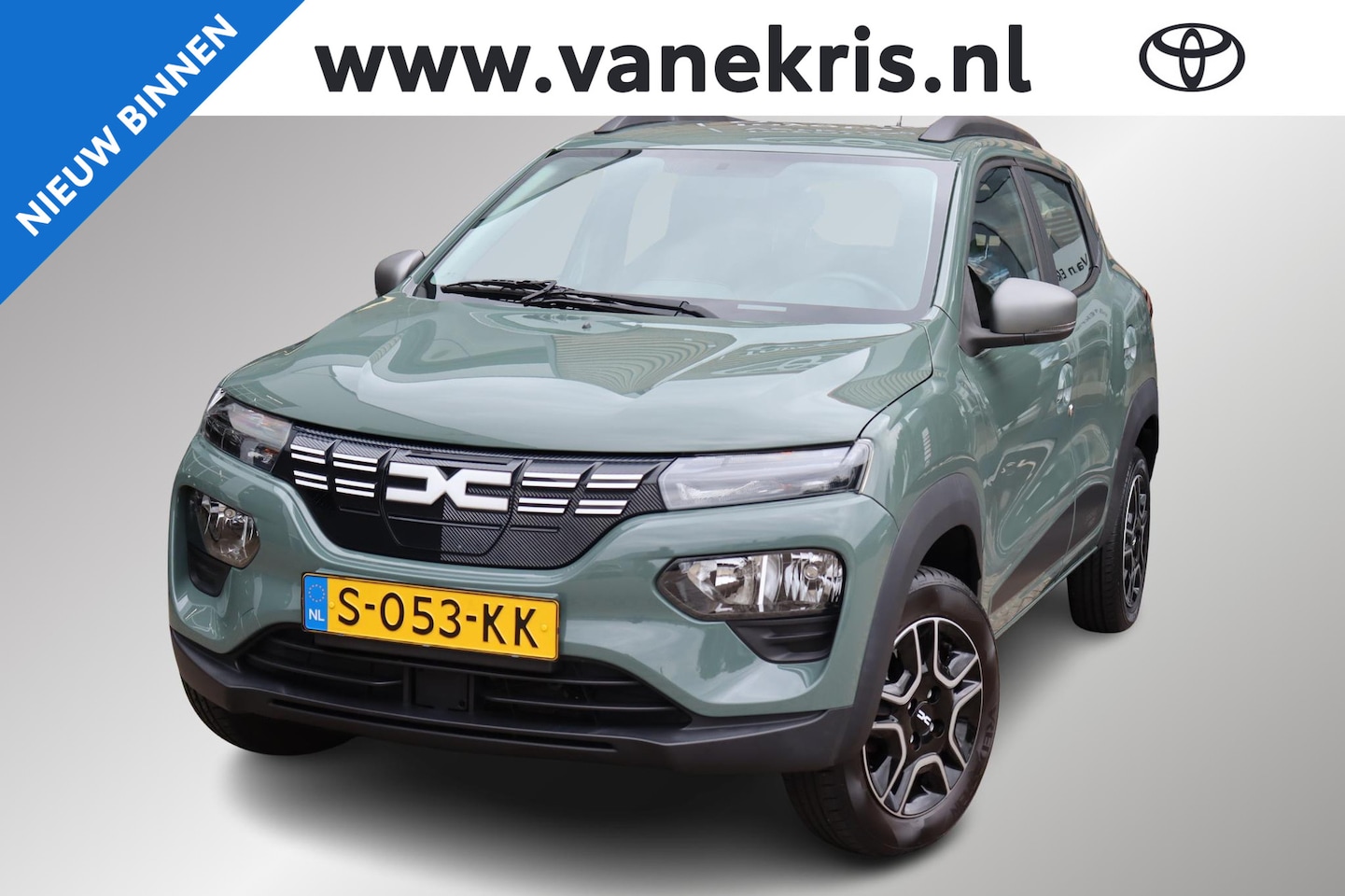 Dacia Spring - Expression 27 kWh, Leder, Parkeersensoren , Rijklaarprijs! - AutoWereld.nl