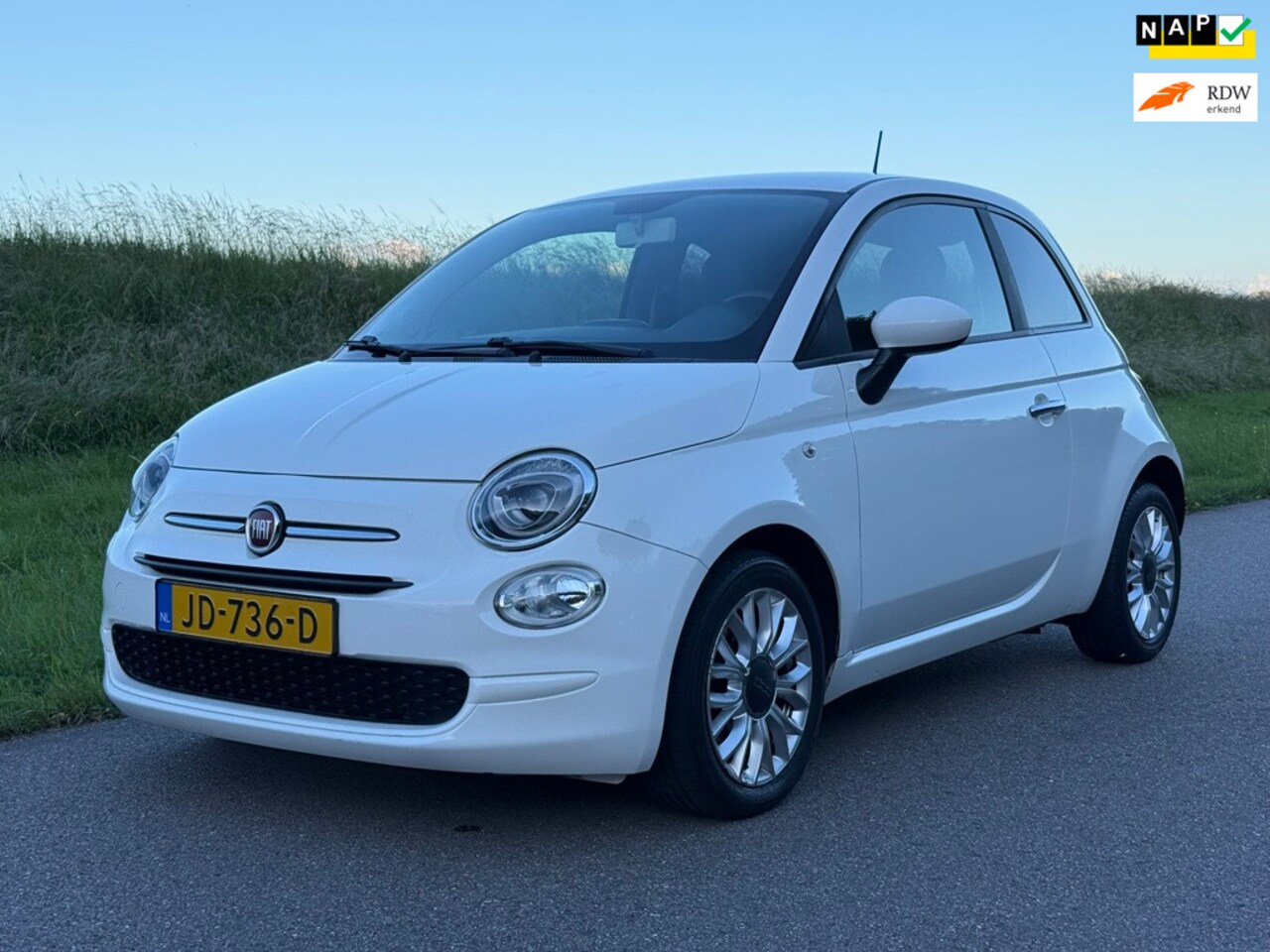 Fiat 500 - 0.9 TwinAir Turbo Popstar | DAB | Touchscreen | LED | NAP - AutoWereld.nl