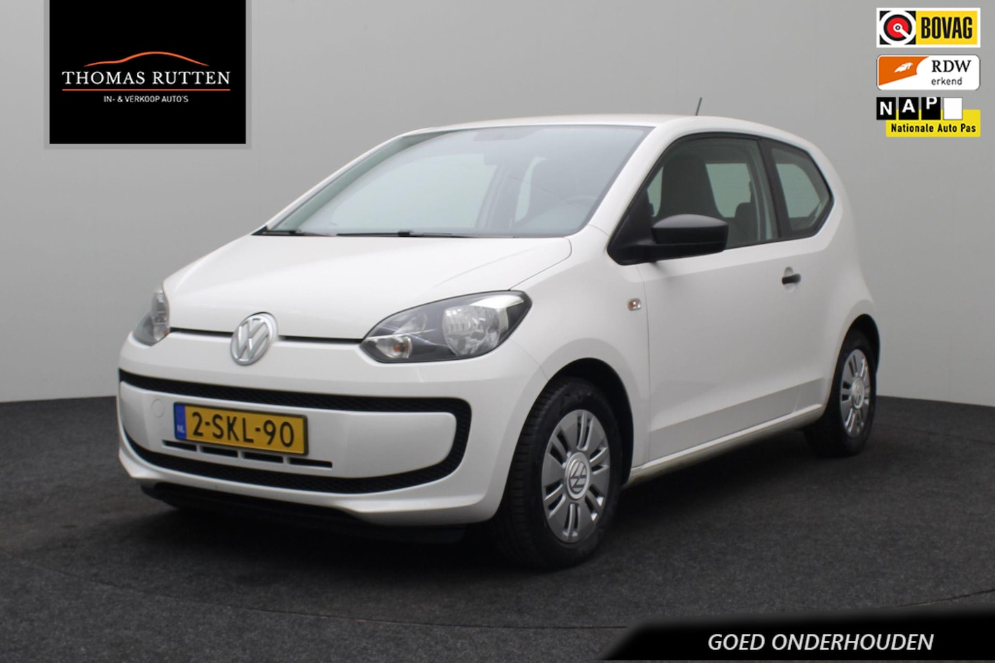 Volkswagen Up! - 1.0 easy up! BlueMotion 2013 | Goed Onderhouden | 2 Sleutels | Cruise Control | Boekjes | - AutoWereld.nl