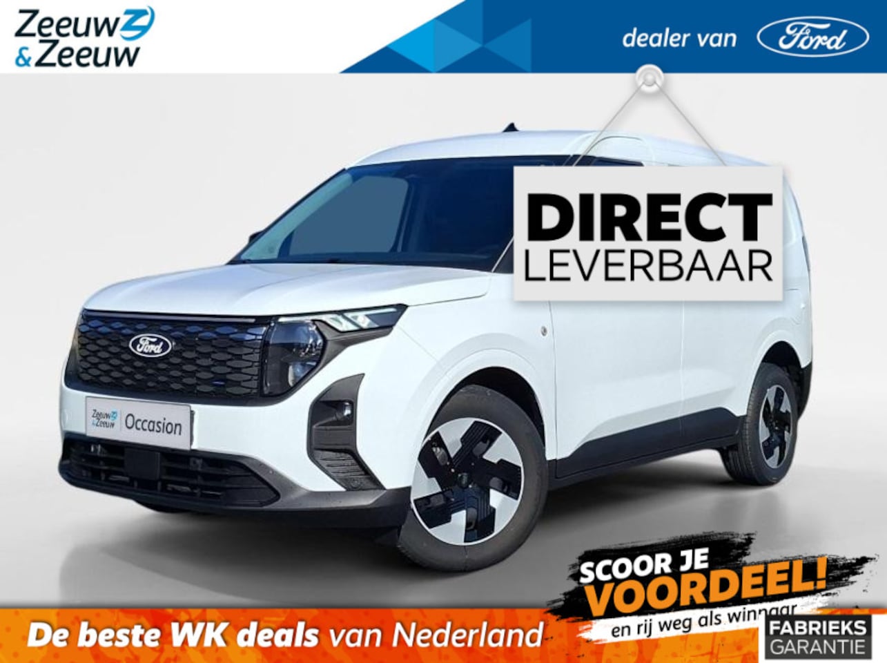 Ford Transit Courier - E-Transit Trend 44 kWh | DEMO | Trekhaak | Navigatie Apple Car Play / Android Auto | Reser - AutoWereld.nl