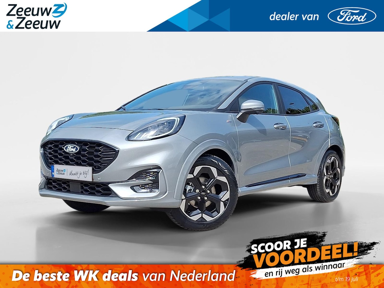Ford Puma - 1.0 EcoBoost Hybrid ST-Line X | 4000,- Ford Voordeel | Winterpack | Driver assistancepack - AutoWereld.nl