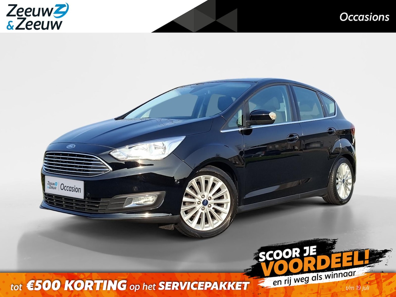 Ford C-Max - 1.0 Titanium | Camera | El. Achterklep | Climate Control | Navigatie | Apple Carplay&Andro - AutoWereld.nl
