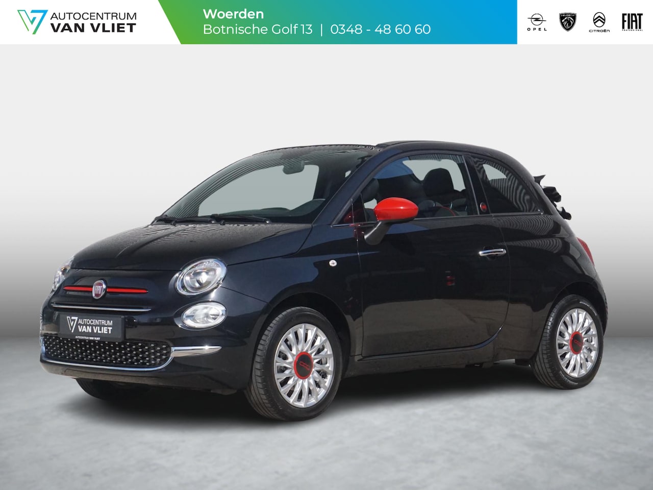 Fiat 500 C - 1.0 Hybrid RED Cabriolet - AutoWereld.nl