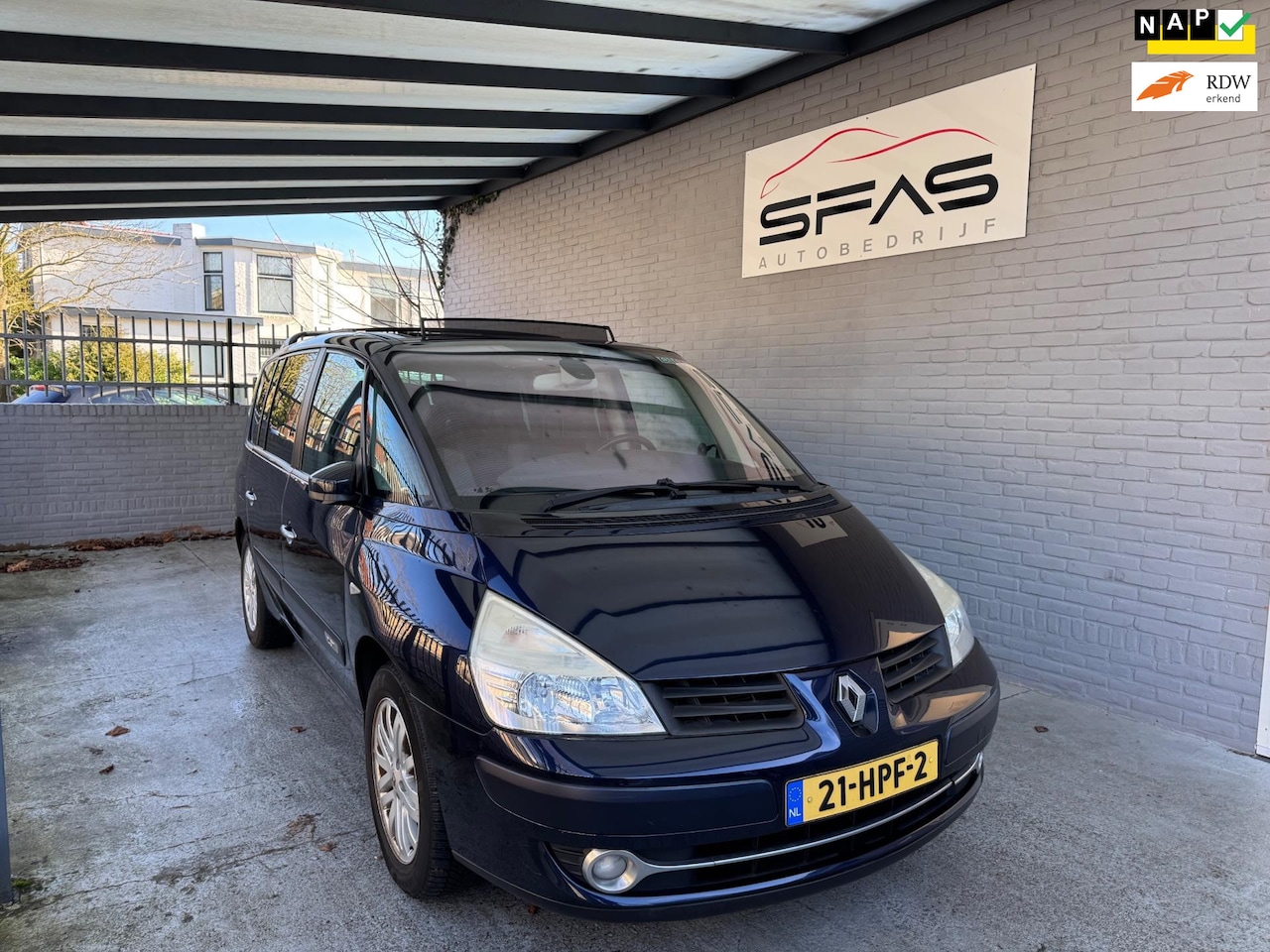 Renault Espace - 2.0 6PRS Turbo 170pk 2009 Blauw Full Option - AutoWereld.nl