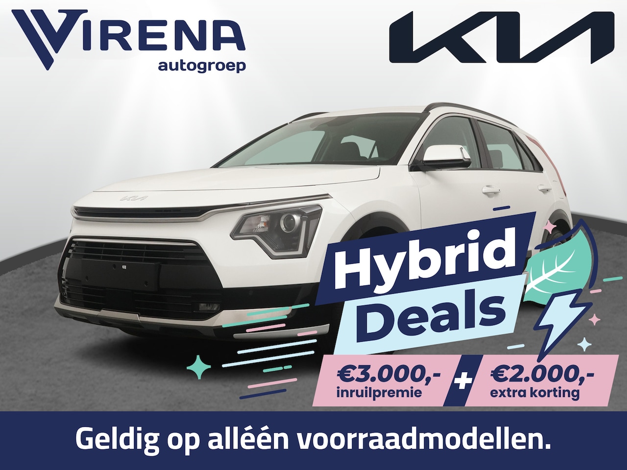 Kia Niro - 1.6 GDi Hybrid DynamicLine - €5.000, voordeel Navigatie - Achteruitrijcamera - Parkeersens - AutoWereld.nl